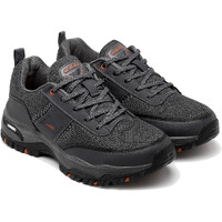 Asian Men's Everest-02 Sports Trekking & Hiking,Walking Shoes With Rubber Outsole & Memory Foam Insole Lace-Up Shoes For Men's & Boy's Dark Grey Red