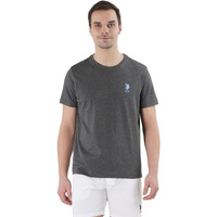 U.S. Polo Assn. Men's Regular Fit Crew Neck Embroidered Logo I633 Lounge T-Shirt - Pack Of 1 (Anthra Mel S)