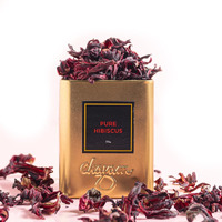 Chayam Hibiscus Flower Tea, 30Gm | Pure Dried Hibiscus Flowers Loose Leaf Tea | Herbal Tea | Caffeine-Free | Rich In Vitamin C & Antioxidants