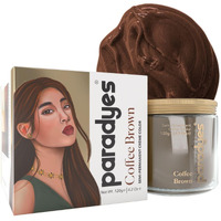 Paradyes Top-Up Semi-Permanent Coffee Brown Diy Conditioner Based Hair Colour, 120 Gm,All,1 Count
