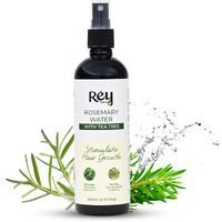 Rey Naturals Aqua Range | Tea Tree & Rosemary Water Spray For Hair Growth - 200Ml | Oil Free Hair Mist Spray For Hairfall, Dandruff & Itchy Scalp | Rosemary Hair Water Spray For Men & Women