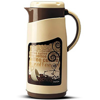 Milton Viva Tuff 1500 Water Jug, Pu Insulated Inner Stainless Steel Hot & Cold Jug, Bpa Free, Leak Proof, 1.35 Litre, Brown, Ideal For Tea, Coffee, Water, Hot Beverages