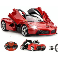Sky Tech Big Size Rechargeable Racing With Remote Control Sports With Openable Doors High Performance Rc Car With Led Lights For Kids Super Sports For Kids Speed Rc Toy (Multicolor)