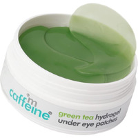Mcaffeine Green Tea Hydrogel Under Eye Patches For Dark Circle, Fine Lines & Wrinkles Reduction | Cooling Under Eye Patch Mask For Instant De-Puffing | 30 Pairs