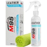 M95 Leather Cleaner For Sofa, Car Seats, Jacket, Bags, Wallet, Belt & Shoes Leather Cleaner (200Ml)
