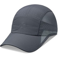 Hsr Unstructured Reflective Lightweight Breathable Stylish Sports Soft Hat Cap For Men And Women (Dark Grey, Polyester, Free Size)