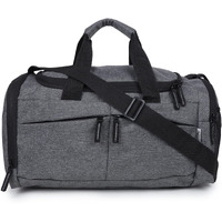 Wooum Sports Gym Bag,Travel Duffel Bag With Shoes Compartment For Men Women, 43X29X28 Cm Approx 35L, Lightweight - Grey