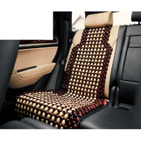 Q1 Beads Wooden Beads Acupressure Mat Car Seat Cover Cushion For All Cars & Suvs, Xl, Coffee