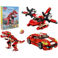 Umadiya Roaring Power Architect 3 In 1 Building Blocks Brick Set Dinosaur Aircraft Car Toy For Kids, Best Creativity Skills & Engineering Stem Educational Die Toys For Childrens, Set Of 1