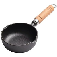 Home Essentials Cast Iron Tadka Pan/Vaghar/Chounk/Baghar For Frying Dal/Spices | 4Inch, 450Gm, Gas & Stove-Friendly | Pre-Seasoned, 100% Toxin-Free, Naturally Non-Stick Tempering Pan (Am306)