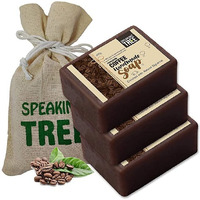 Speaking Tree Exfoliating Coffee Handmade Soap With Refreshing Aroma For Perfectly Clean, Brightening Skin (Pack Of 3)
