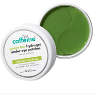 Mcaffeine Green Tea Hydrogel Under Eye Patches For Fine Lines Reduction | Cooling Under Eye Patch Mask With 1% Caffeine For Instant Hydration & De-Puffing | 15 Pairs