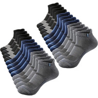 Sjeware Polyester 12 Pairs Sports Solid Ankle Length Socks For Men & Women, Multicolor, Pack Of 12, Free Size