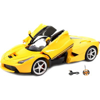 Wirescorts Remote Controlled Racing Car For Kids, Super Racing Sports For Kids, High Speed Toy Vehicle For Kids, Motor Rc Chargeable Cars For Kids, Yellow