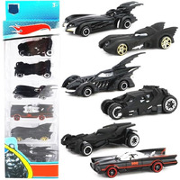 Galaxy Hi-Tech Black Bat Super Hero Metal Cars Push N Go 6 Pcs Vehicles, Racing Cars Play Set For Toddlers, Boys Die-Cast Car Set, Cake Decorations Topper Birthday Gift
