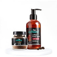 Mcaffeine Tan Removal Bath Kit With Exfoliating Coffee Body Scrub & Body Wash | Suitable For All Skin Types | Value Pack Of 2 For Men & Women