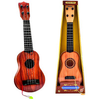 Wishkey Dino Guitar Toy 4 Strings Acoustic Music Toys For Kids, Educational Toy Guitar For Beginners, Musical Instrument For Kids, Learning Musical Toy, Sound Toys, 6+Years, Yellow, 22" (Pack Of 1)