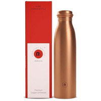 Eb-Everything Beautiful Classic Pure Copper Water Bottle 1 Litre Leakproof In Seamless Shape With Ayurvedic Benefits Made Of Tamba Birthday Gift For Men Women Kids School And Office By Ebstore