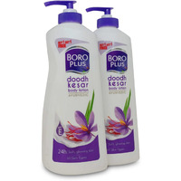 Boroplus Ayurvedic Doodh Kesar Nourishing Body Lotion, 400Ml (Buy 1 Get 1)