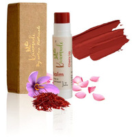Kaumudi Handmade & 100% Natural 3In1 Lip Balm (Lip Tint | Cheek Tint | Eye Shadow) Made With Rose & Saffron Essential Oil | Best For Dry, Damaged & Chapped Lips | Hydrates & Moisturizes (Cherry Lip)