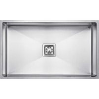 Arquin 27 X 20 X 10 Inches Handmade Matt Finish Single Bowl 304 Grade Stainless Steel Kitchen Sink/Sink For Kitchen With Square Drainer And Ss Fruit Basket
