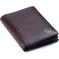 Hammonds Flycatcher Wallet For Men Leather Original, Men Wallet, Leather Wallet For Men Stylish, Mens Wallet Leather, Wallets For Man, 3 Card Slots, Purse For Men Branded, Gift For Men - Croc Brown