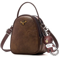 Inovera (Label) Women's Cross-Body Shoulder Sling Bag Mobile Purse Handbag With Adjustable Strap (Coffee)
