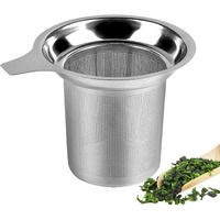 Zibuyu Tea Strainer For Kitchen Utensils Stainless Steel Tea Stainer & Food Grade Coffee Filter Fine Tea Mesh Strainer For Teapots Cups - 1