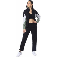London Hills Women Sports Zipper Running Summer Track Suit Green, Jogging Suit