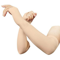 Yogjat Arm Sleeves Men & Women Sunlight Protection Protection From Dust, Pollution, Sunburn, Uv Protection - Suitable For, Sports - Hand Summer Gloves (Skin)