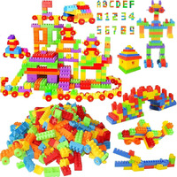 Funblast Diy Plastic Small Size Building Blocks For Kids, 120+ Pcs Building Blocks Toy For Kids Puzzle Games For Kids  Diy Toys For Children Educational - (120+ Blocks With 22 Wheels)
