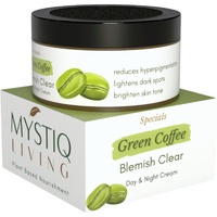 Mystiq Living Pigmentation Cream With Alpha Arbutin, Retinol & Niacinamide | Green Coffee Blemish Clear Cream For Dark Spots On Face - 50Gm | For Anti Pigmentation