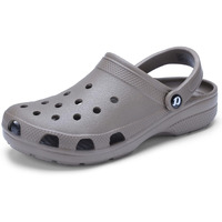 Doctor Extra Soft Men's Classic Casual Clogs/Sandals With Adjustable Back Strap For Adult | Comfortable & Light Weight | Stylish & Anti-Skid | Waterproof & Daily Mules For Gents/Boys D-501-Coffee-10Uk