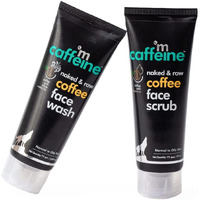 Mcaffeine Face Wash Combo Pack With Face Scrub (75Ml Each) | Pack Of 2 Coffee Face Care Kit For Pollution Control & Tan Removal