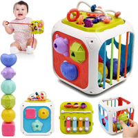 Prime Deals Montessori Toys 7 In 1 Baby Sensory Toys For Kids Educational Learning Shape Sorter Activity Stacking Toy Baby Shape Sorting Toys Interactive Toy Fine Motor Skill Developmental, Multicolor