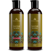 Avimee Herbal Sakshi Hair Shampoo | Deep Cleaning Shampoo | With Aloe Vera, Apple Cider Vinegar, Rice Protein & Tea Tree Oil | Sles Free | 200 Ml (Pack Of 2)