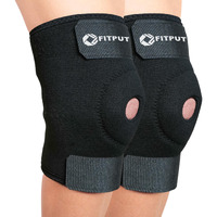 Fitput Knee Caps For Women And Knee Support For Men | Perfect Knee Cap For Men And Knee Support For Women | Ideal For Sports And Daily Use | Knee Caps For Women For Pain Relief(Freesize,Black)