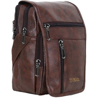 Fortune Central Crossbody Bags For Men | Messenger Bag | Side Bag - Pu Leather, Weather Resistant, Stylish And Trendy Design, Multiple Compartments & Secret Compartment.