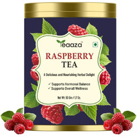Teaaza Organic Raspberry Tea For Pcos, Pregnancy & Fertility  Natural Herbal Tea For Hormonal Balance, Reproductive Health, & Women's Wellness | Caffeine Free Raspberry Tea For Pregnancy And To Support The Female System | 50 Grams Tin
