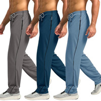 Pinkmint Track Pant For Men Spendex Regular Fit Active Wear Jogger L Sports Wear L Gym Track Pants (Pack Of 3)