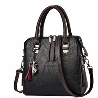Vismiintrend Stylish Leather Small Handbag Shoulder Sling Bags For Women | Work Bag | Ladies Purse | Travel | Office | Birthday | Anniversary | Wife | Mother |Rakhi Gifts For Sisters (Black)