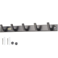 Embros Brass Wall Hooks - Entryway Coat Rack With 4 Hooks - Durable Metal Hanger For Bathroom, Towels, Clothes, Hats, Keys - Wall Mounted Robe Hooks Holder - Organizer For Home, Kitchen, Bedroom