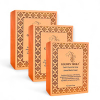 Golden Treez Oudh Handmade Bath Soap With Goat Milk For Tan Removal Natural, Bathing Soap For Men And Women-115 Gm (Pack Of 3)