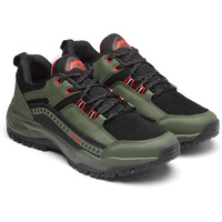 Asian Men's Everest-01 Sports Trekking & Hiking,Walking Shoes With Rubber Outsole & Memory Foam Insole Lace-Up Shoes For Men's & Boy's Black Olive