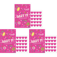 Gush Beauty Acne Pimple Patch | 20 Hydrocolloid Patches With Tea Tree Oil | For Active Surface Acne | Reduces Acne, Pimples & Excess Oil Overnight | (Heart, Pack Of 3)