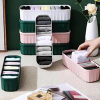Episkey Innerwear Organizer For Wardrobe - Socks, Undergarments, Makeup, Ties, Cosmetics, Scarves Organizer For Wardrobe Closet Storage Dividers For Household (4)