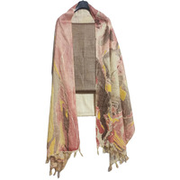 Haider Ali And Sons Handloom Cotton Silk Unstitched Suit Set For Women With Marble Print Dupatta | Salwar Suit Dress Material For Women & Girls_04 (Coffee)
