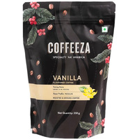 Coffeeza Ground Coffee - Fine Grind - Vanilla Flavored - Pack Of 2 (250G Each) - Medium Roast 100% Arabica Ground Coffee Powder Packet