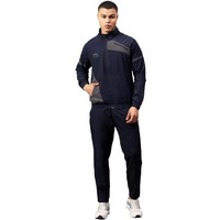Shiv Naresh Track Suit For Men | Regular Fit | Sports Wear | Moisture Wicking |Sntsw109M|Navy/Dark Grey, Sports Suit