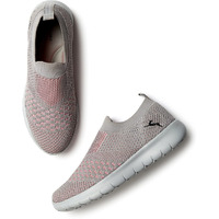 Marc Loire Slip-On Sneakers For Women, Lightweight & Comfortable Walking Sports Shoes Without Laces Grey - 5 Uk